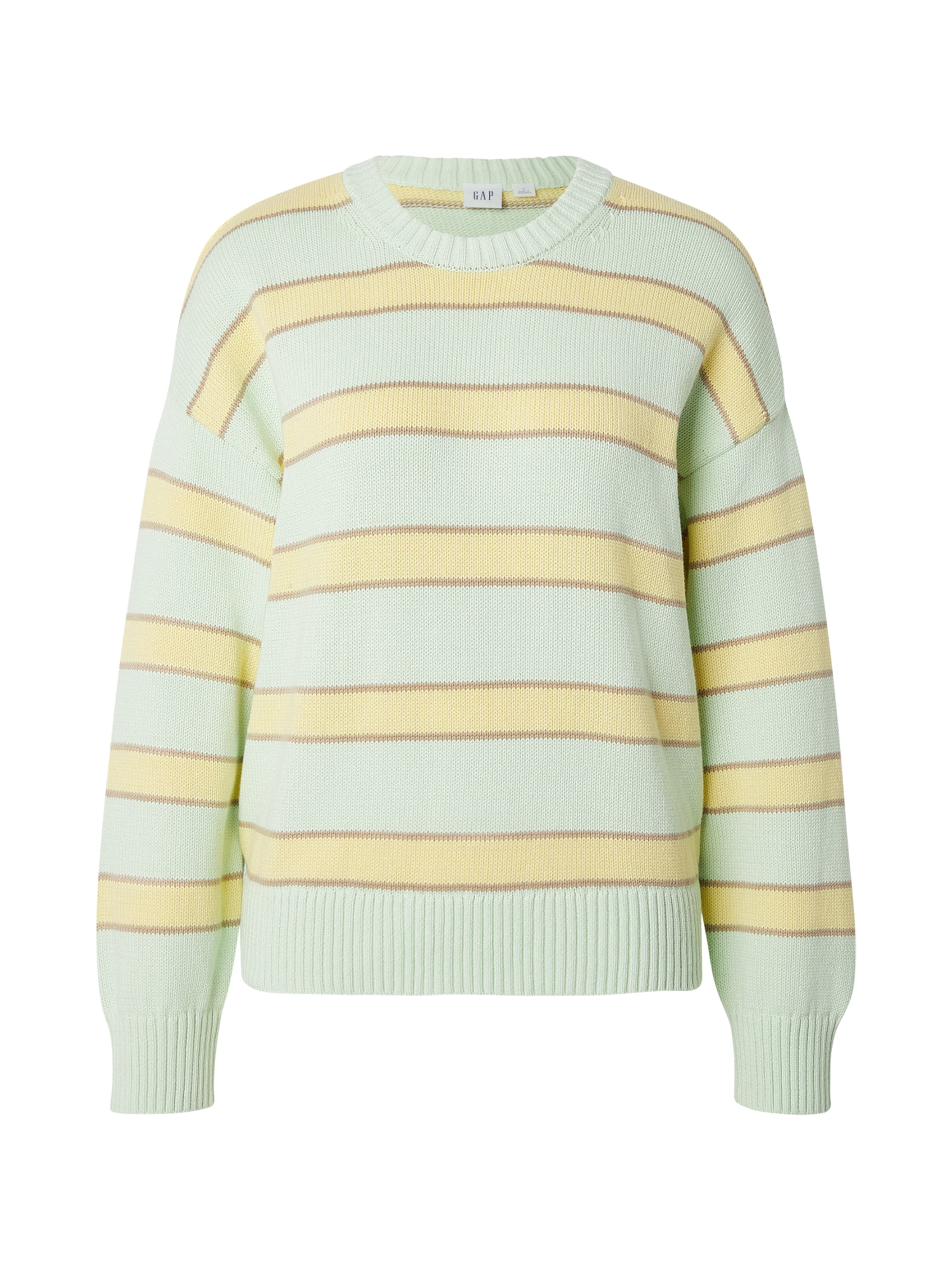 GAP Pull-over en noisette / jaune clair / menthe, Vue avec produit