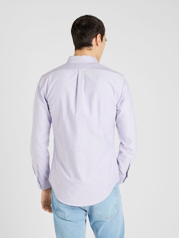 Coupe slim Chemise Polo Ralph Lauren en violet