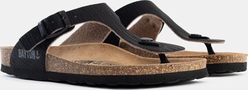 Bayton Teenslipper 'Mercure' in Zwart