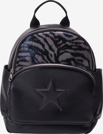 myMo ROCKS Backpack 'Rovic' in Black: front