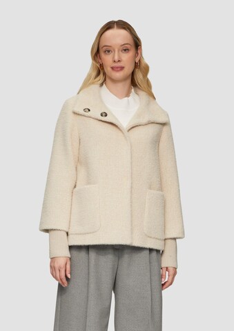 s.Oliver BLACK LABEL Winterjacke in Beige: Vorderseite