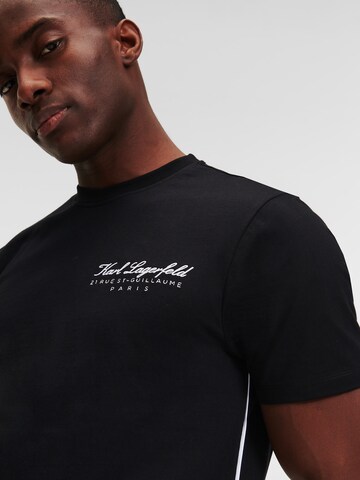 Karl Lagerfeld Shirt 'Hotel' in Black