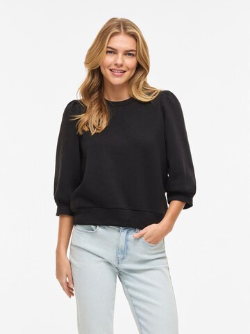 Felpa 'VIVera' di VILA in nero: frontale