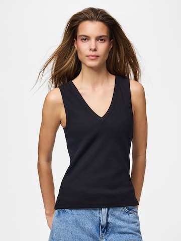 PIECES Undertrøje 'PCBella' i sort: forside