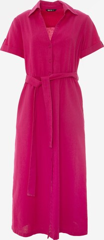BIG STAR Kleid 'Vikini' in Pink: predná strana