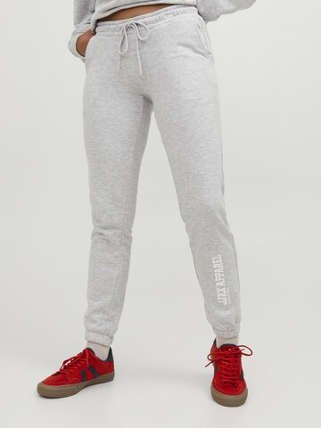 JJXX Slim fit Pants 'RILEY' in Grey: front