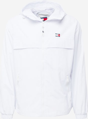 Tommy Jeans Φθινοπωρινό και ανοιξιάτικο μπουφάν 'CHICAGO' σε λευκό: μπροστά