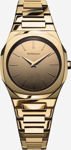D1 Milano Uhr in Gold: Vorderseite