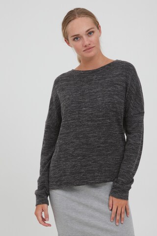 Oxmo Sweatshirt 'Benta' in Grau: predná strana