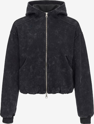 Veste de survêtement myMo ROCKS en noir : devant