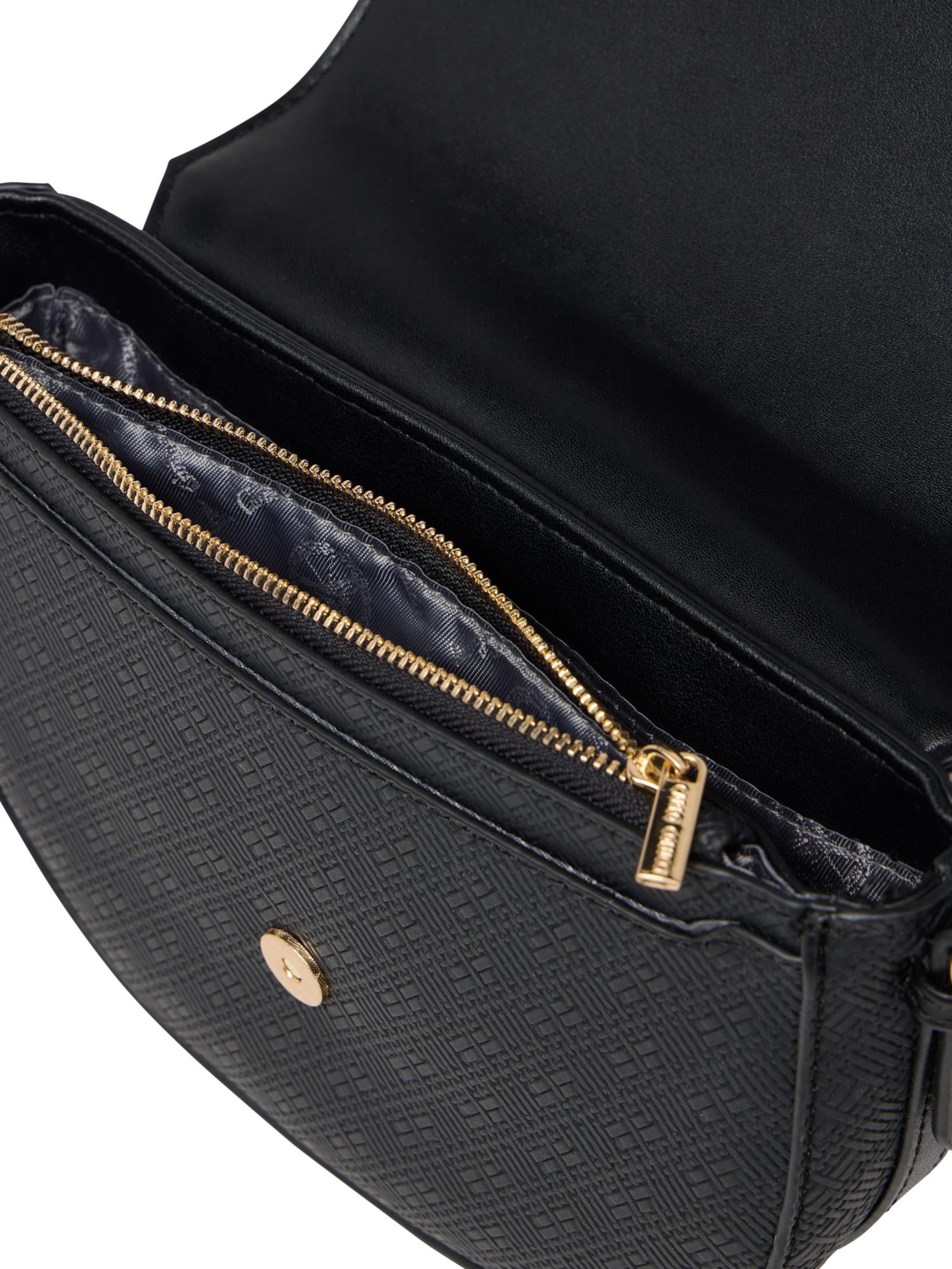 Carlo Colucci Umhängetasche 'di Maio' in Schwarz