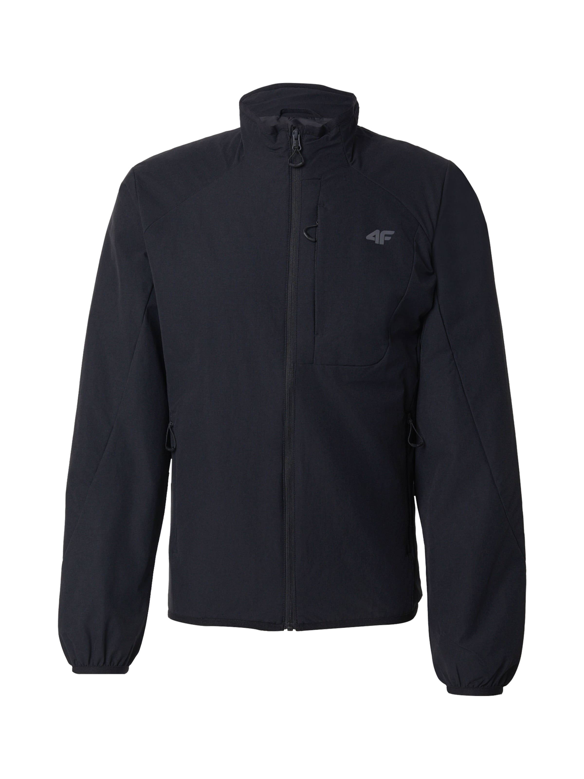 melns 4F Āra jaka: no priekšpuses
