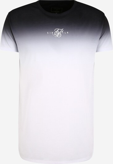 SikSilk Тениска в черно / бяло, Преглед на продукта