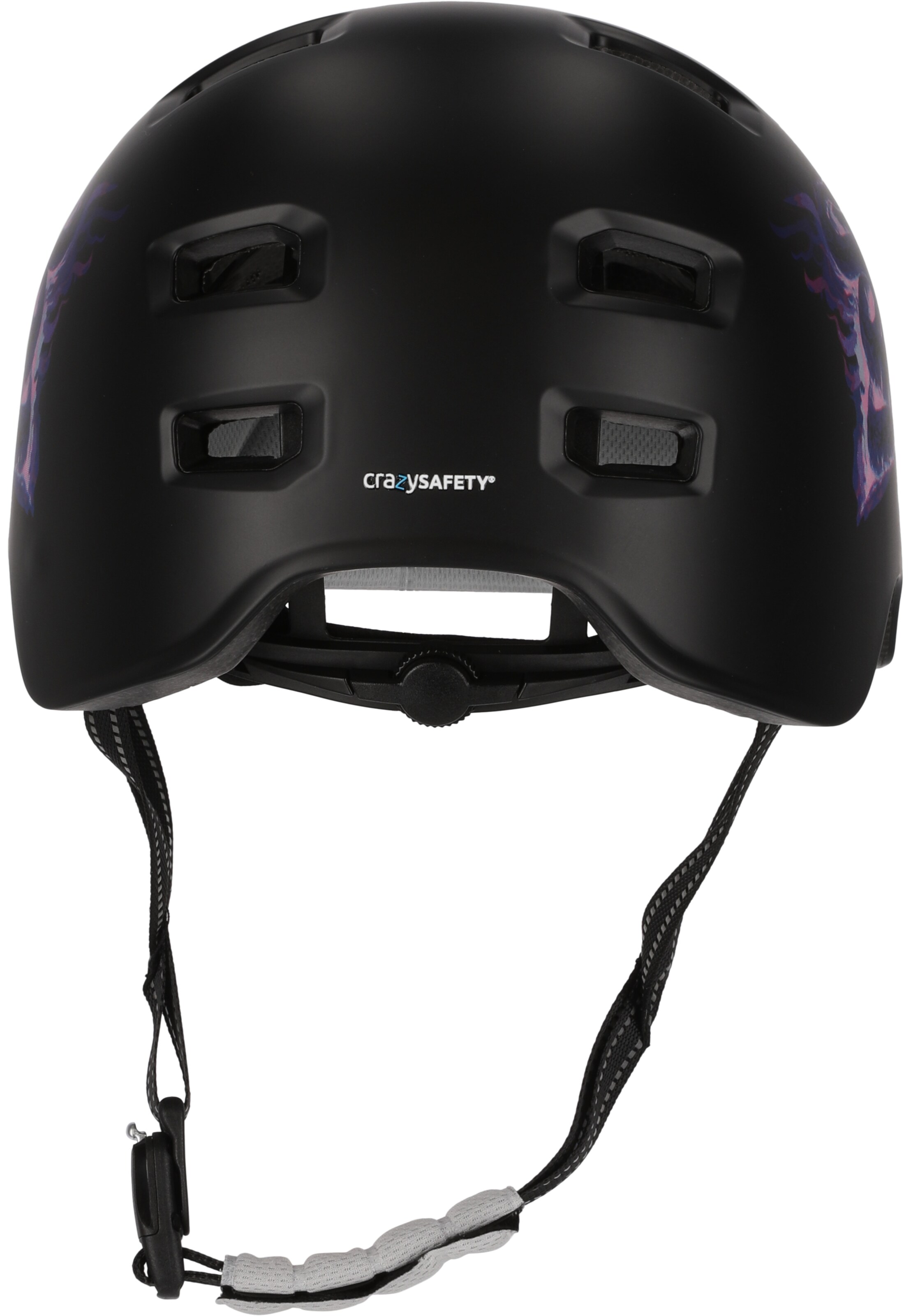 Crazy Safety Helm 'Rampage Snake' in Schwarz