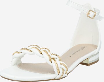 TATA Italia Strap Sandals in White: front