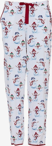 Pantalon de pyjama Cyberjammies en blanc : devant