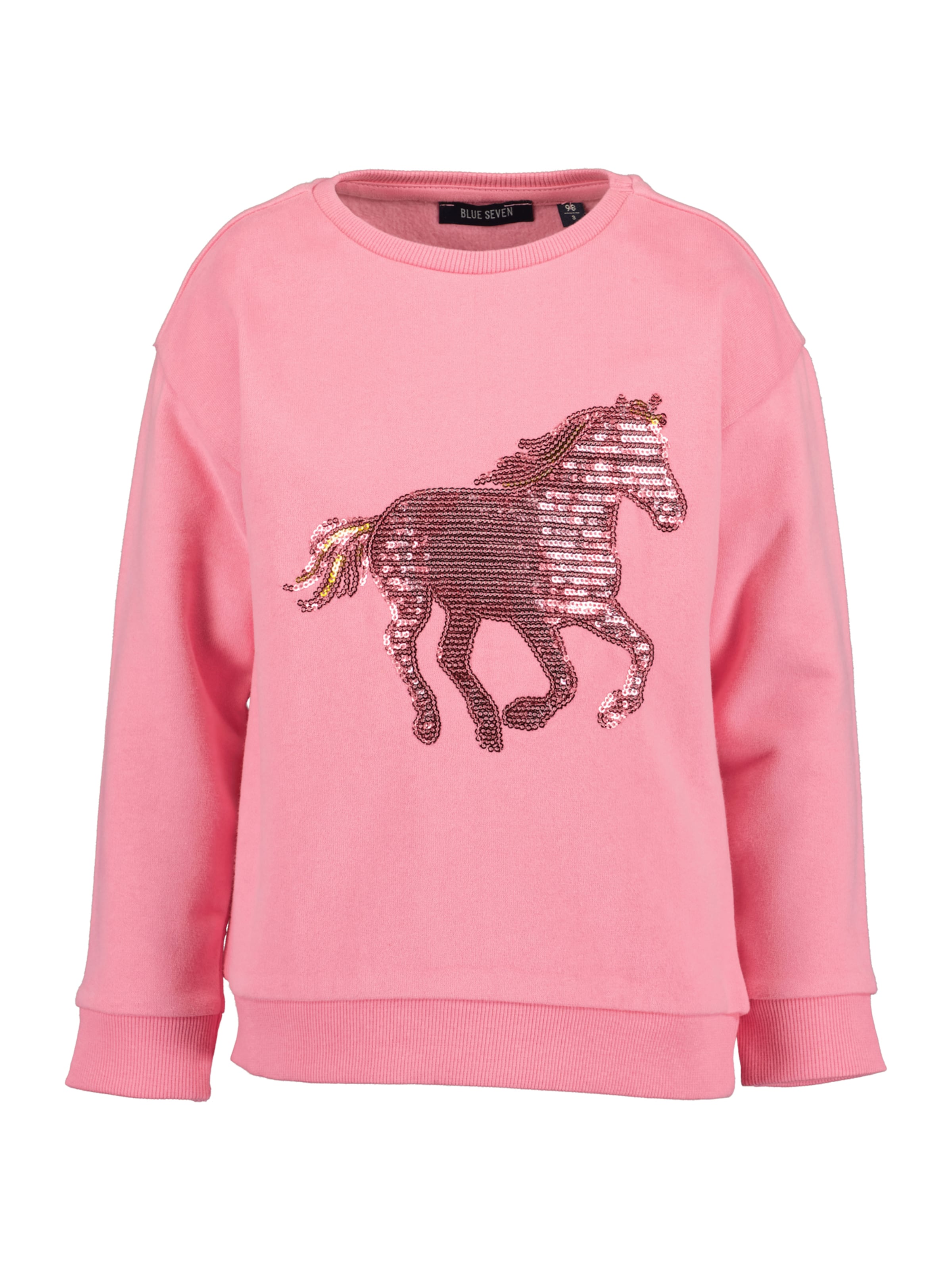 BLUE SEVEN Свитшот в Ярко-розовый: спереди