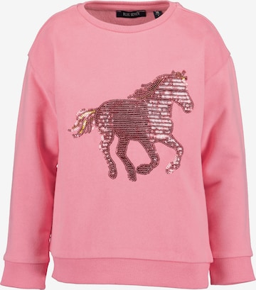 Sweat-shirt BLUE SEVEN en rose : devant