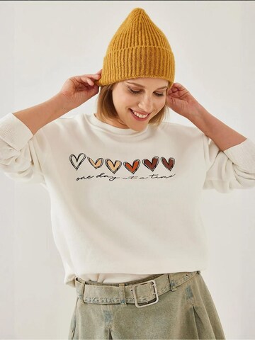Felpa 'Sweatshirts' di Bianco Lucci in beige