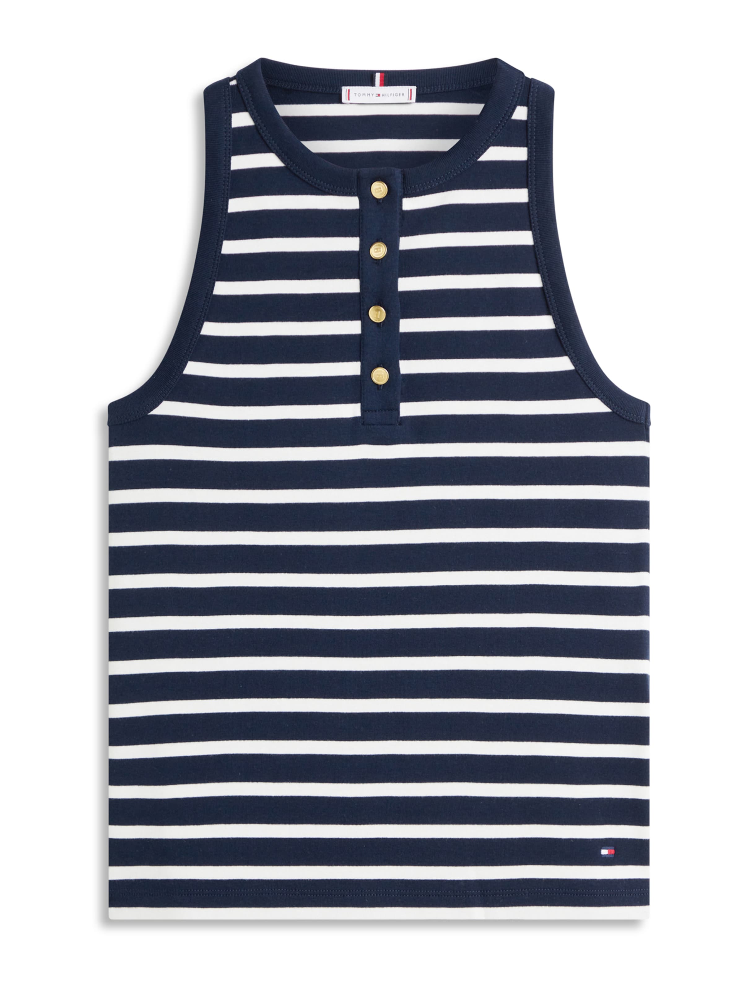 TOMMY HILFIGER - Top en blanco: frente