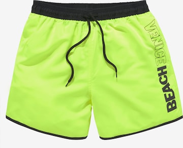 VENICE BEACH Athletic Swim Trunks in Yellow: front