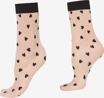 CALZEDONIA Socks in Beige: front