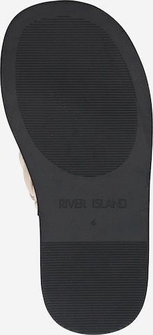 River Island - Chinelos de dedo em bege