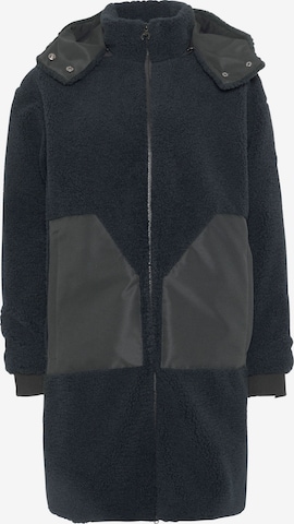 CHIEMSEE Mantel ' aus weichem Sherpa ' in Schwarz: Vorderseite