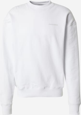 Sweat-shirt Pegador en blanc : devant