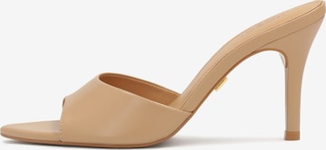 Mule Kazar en beige : devant