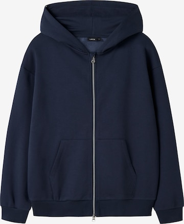 LMTD Sweatvest in Blauw: voorkant