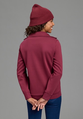 OCEAN SPORTSWEAR Sweatjacke in Rot