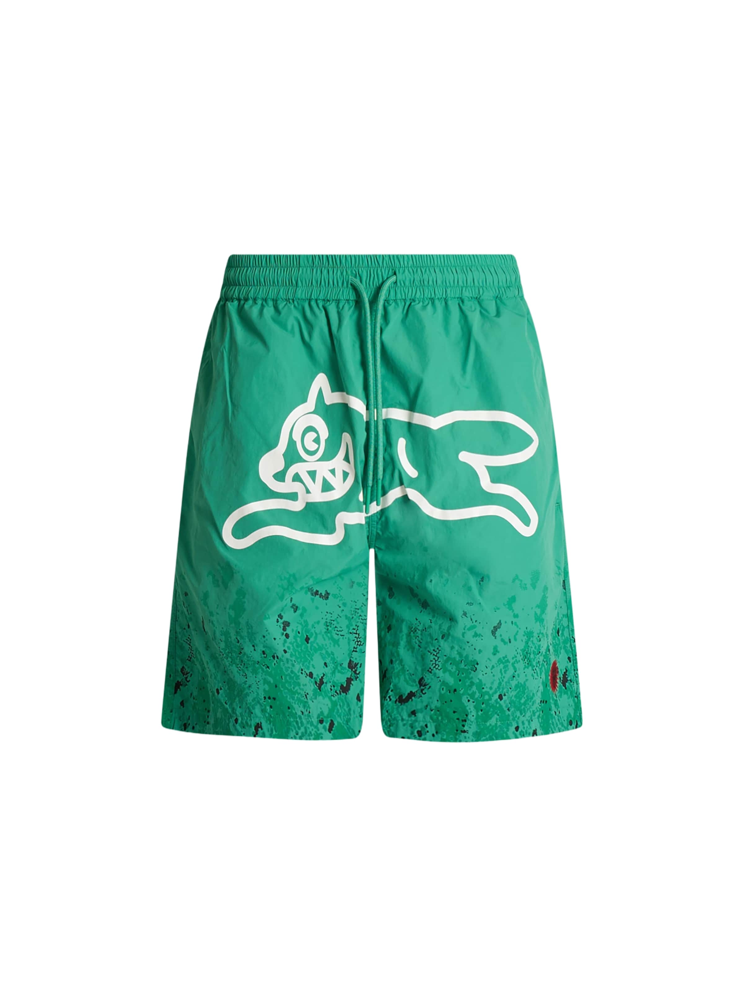 ICECREAM Board Shorts in Green: front