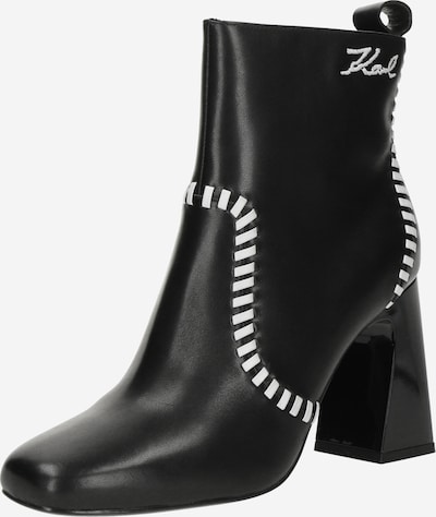 Karl Lagerfeld Stiefelette in schwarz / weiß, Produktansicht