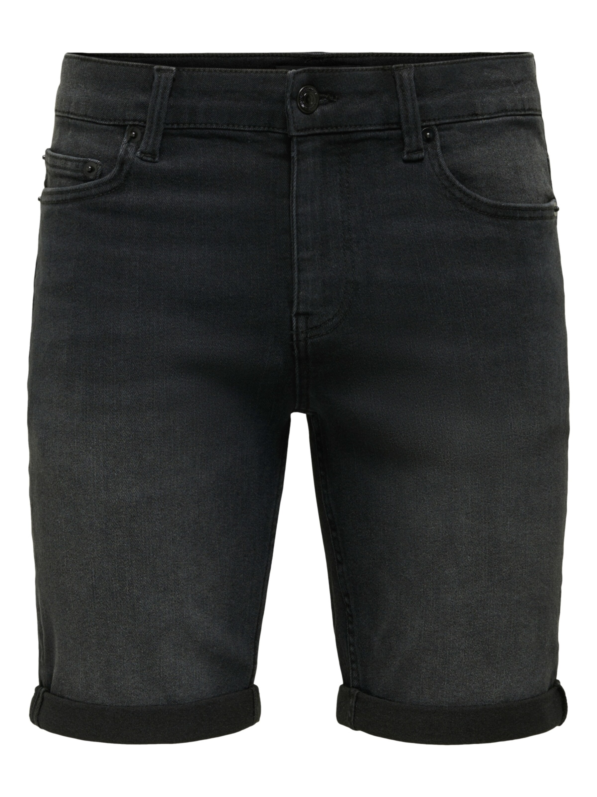 Only & Sons Regular Shorts 'ONSPly' in Schwarz: Vorderseite