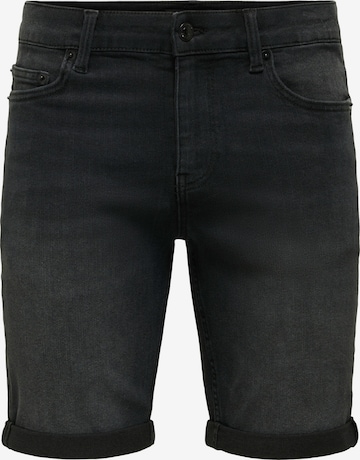 Only & Sons Regular Shorts 'ONSPly' in Schwarz: Vorderseite