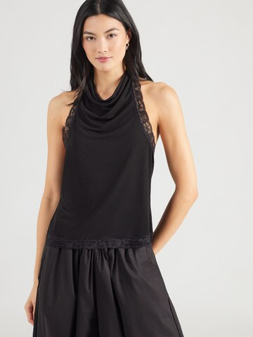 ABOUT YOU - Top 'Rosa' em preto: frente