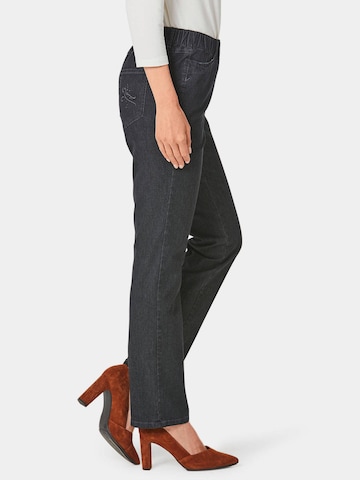 Goldner Regular Jeans 'LOUISA' in Black