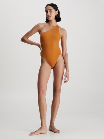 Calvin Klein Swimwear Badeanzug in Orange