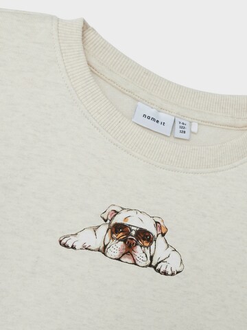 NAME IT Sweatshirt 'NAKRAVE' in Beige