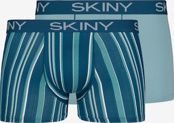 Skiny Boxerky – modrá: přední strana