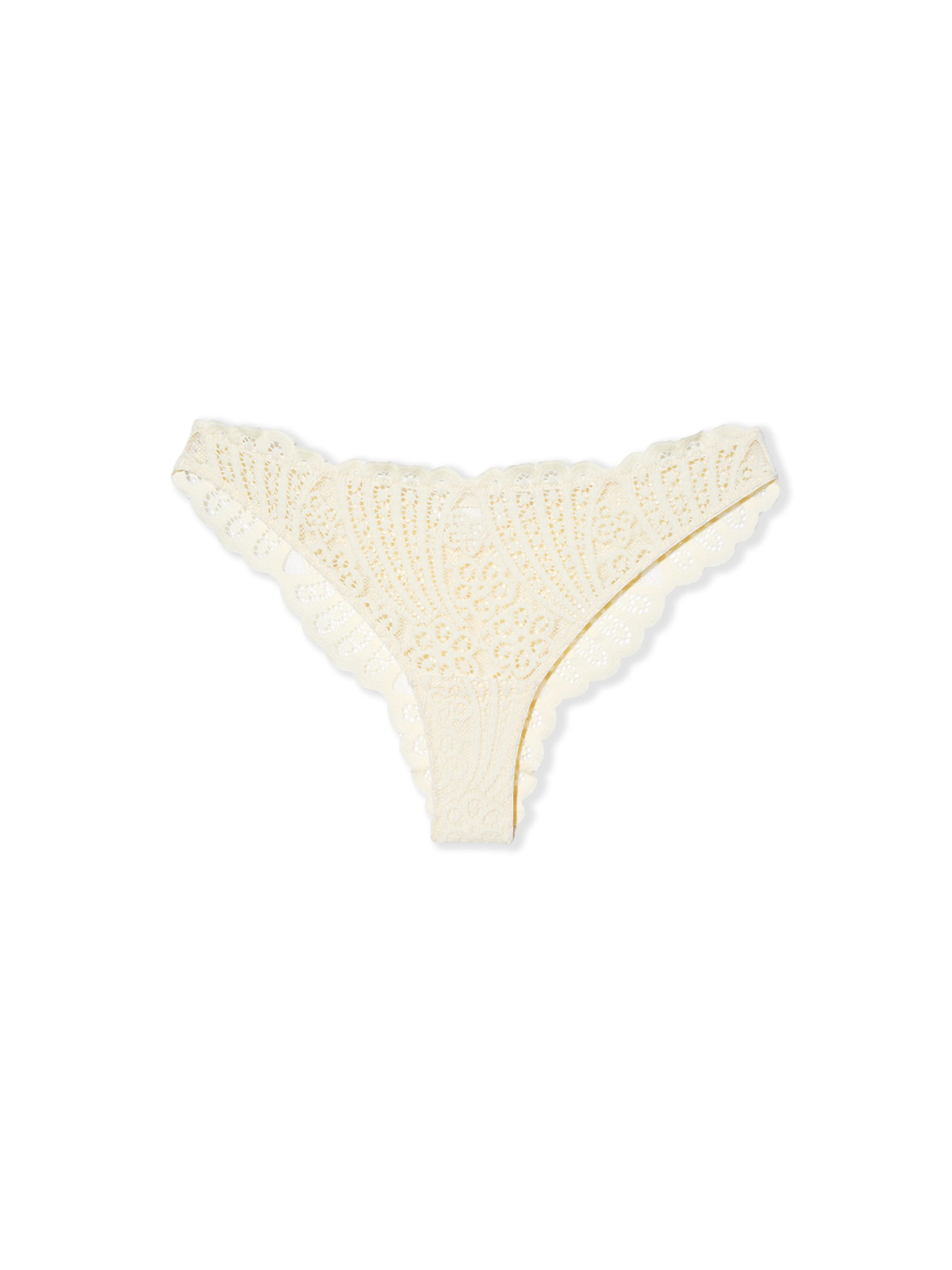 ETAM String 'Etreinte' in Beige: Vorderseite
