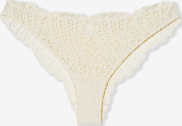 ETAM String 'Etreinte' in Beige: Vorderseite