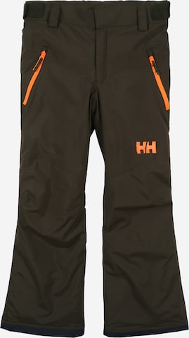 HELLY HANSEN Regular Workout Pants 'Legendary' in Green: front