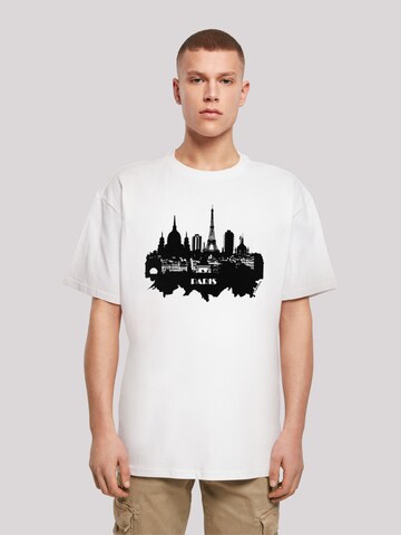 T-Shirt 'Cities Collection' F4NT4STIC en blanc : devant