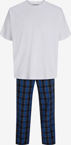 JACK & JONES Piżama długa 'JACFLORENCE' w kolorze biały: przód