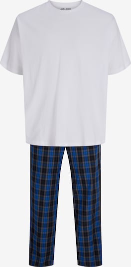 JACK & JONES Pitkä pyjama 'JACFLORENCE' koossa XS värissä laivastonsininen / vihreä / valkoinen, Tuotenäkymä