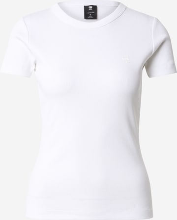 G-STAR T-Shirt in Weiß: Vorderseite