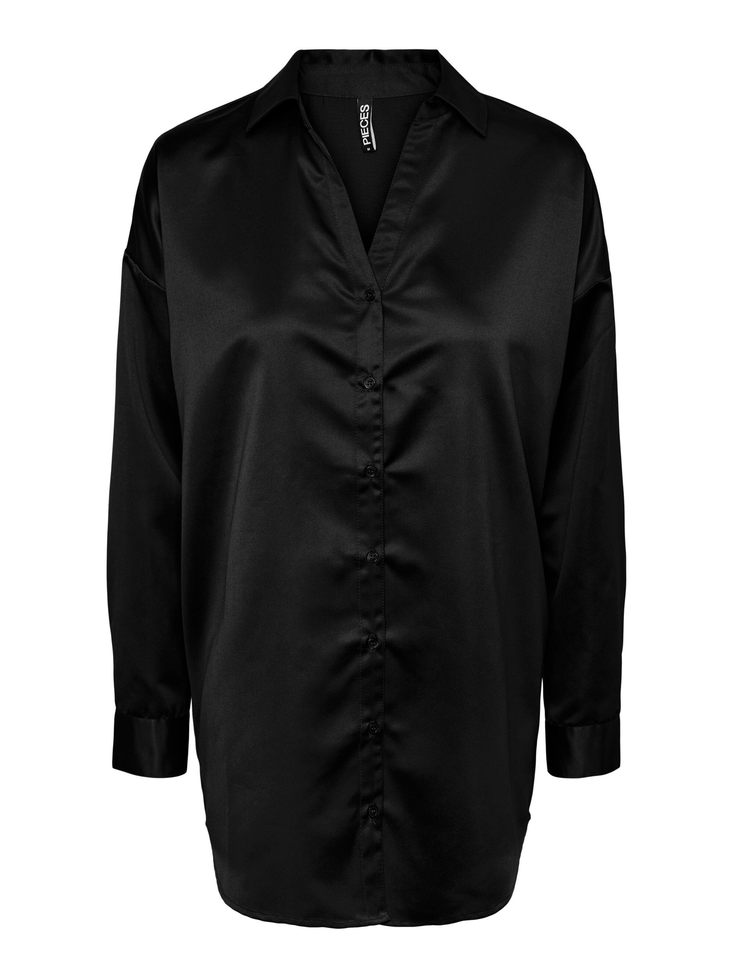 PIECES - Blusa em preto: frente