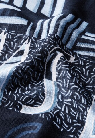 CECIL Gemusterter Loop Schal in Blau